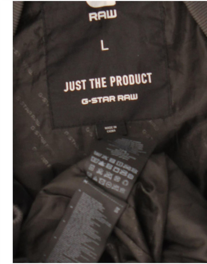 G-Star Veste matelassée pour homme UK 40 Large Noir Polyamide