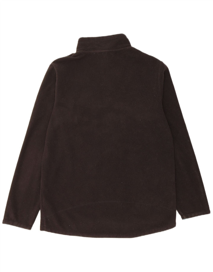 Weird Fish Pull polaire à col zippé pour homme Noir moyen Polyester