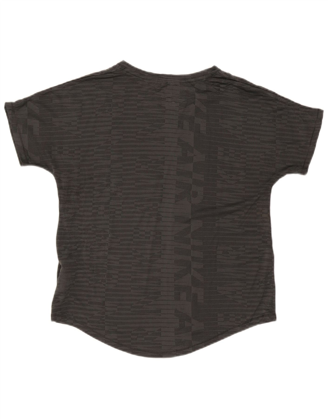 Nike T-shirt graphique pour femme UK 14 Gris moyen Polyester