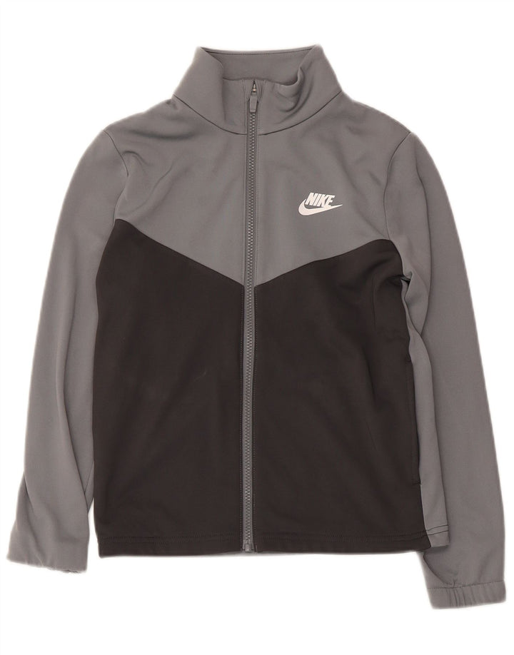 Veste de survêtement Nike Graphic pour garçon 10-11 ans Gris moyen colour block
