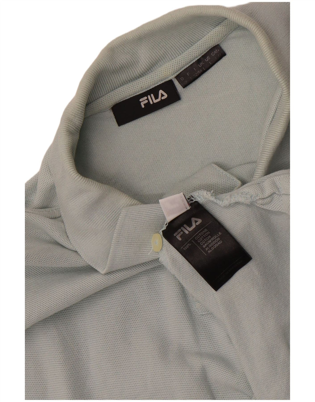 Fila Polo Homme Grand Gris Coton