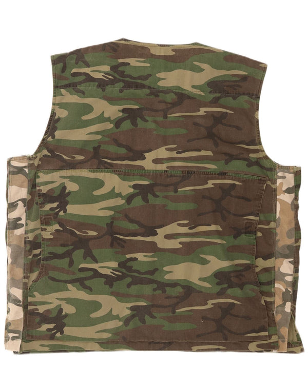 ESSE EMME Gilet utilitaire pour homme UK 44 2XL Kaki Camouflage
