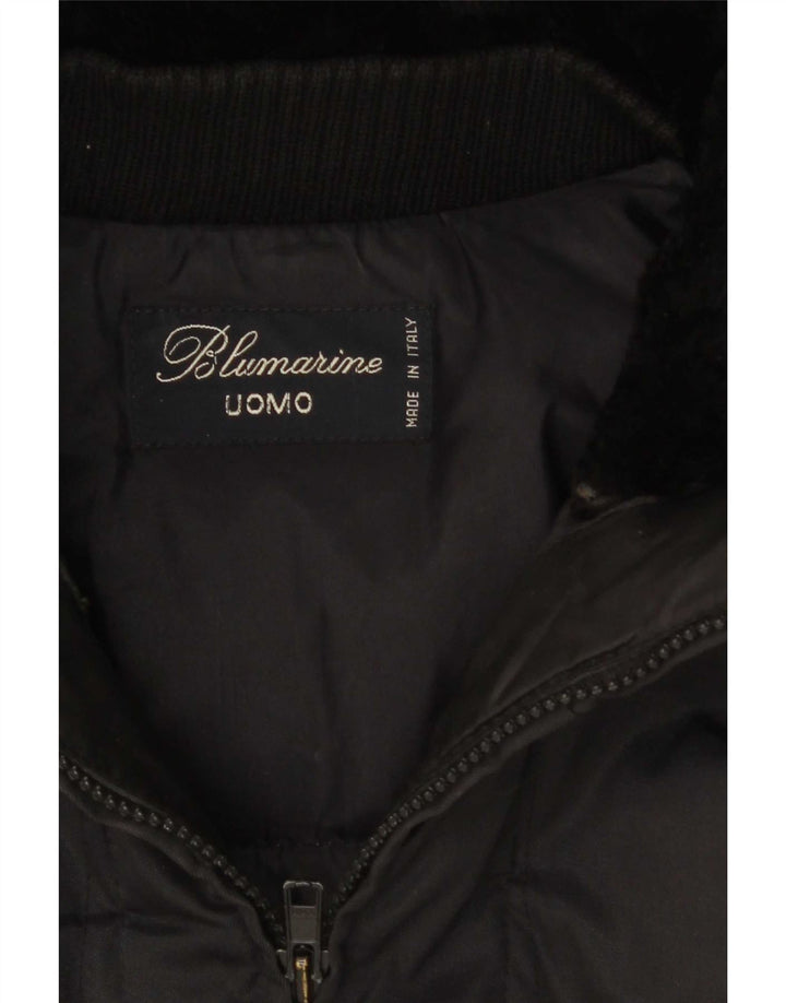 Blumarine Parka pour homme UK 40 Large Noir