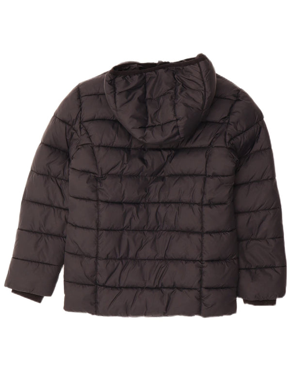 Jack Wills Veste matelassée à capuche garçon 9-10 ans Noir Polyamide