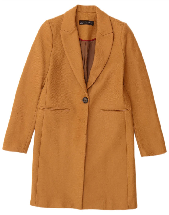 Zara Femme Pardessus UK 6 XS Marron Laine