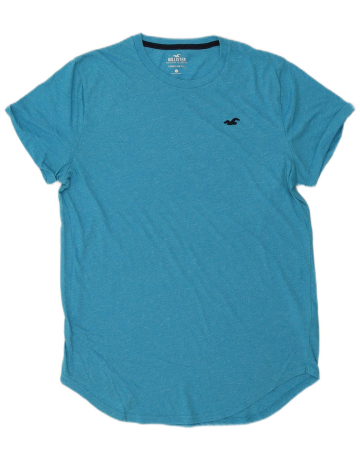 Hollister T-Shirt Homme Haut Large Bleu Coton