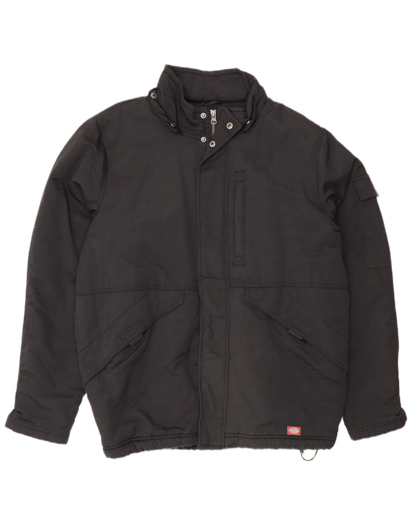 Dickies Veste coupe-vent pour homme UK 40 Large Noir Coton