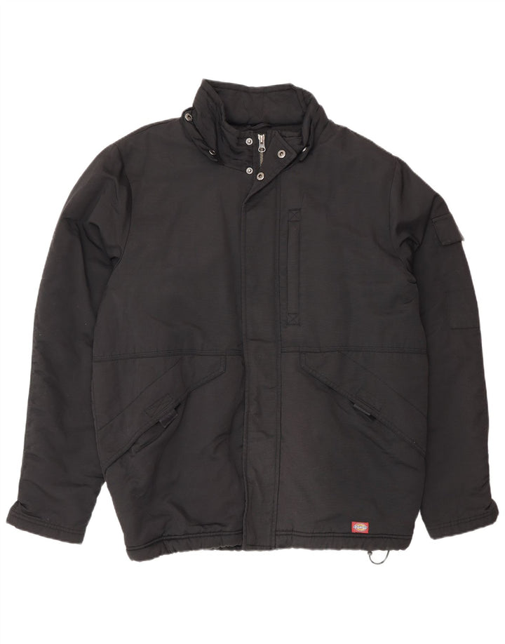 Dickies Veste coupe-vent pour homme UK 40 Large Noir Coton