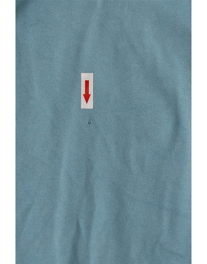 Adidas Sweat-shirt pour femme UK 10 Petit Bleu Coton