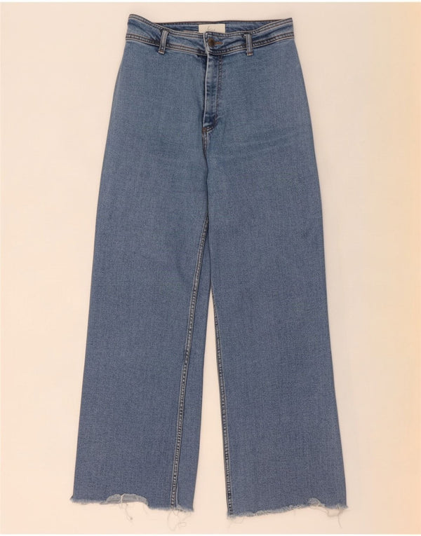 Zara Jean large pour femme EU 38 Small W28 L28 Bleu