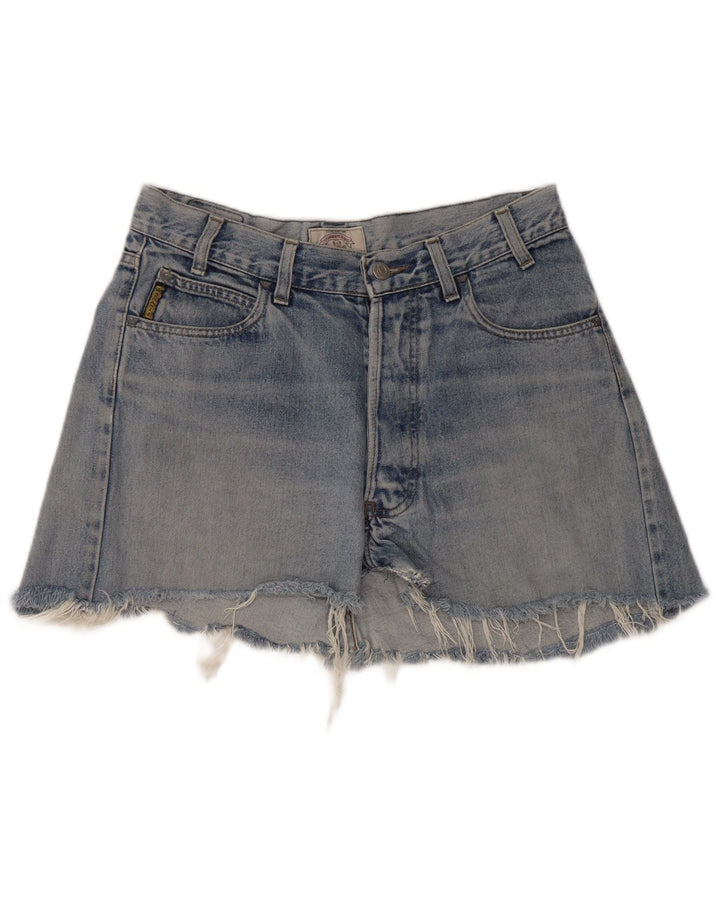 Armani Femme Mini Jupe En Jean W30 Bleu Moyen