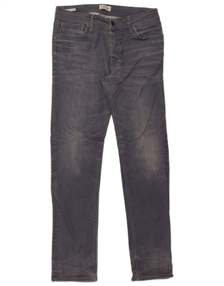 Jack & Jones Jean Slim Tim Homme W34 L34 Gris Coton