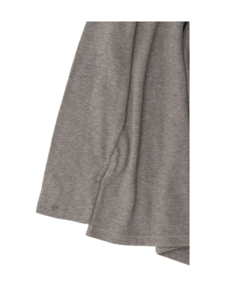 MICHAEL KORS Mens Zip Neck Top Long Sleeve Medium Grey Cotton Vintage Michael Kors and Second-Hand Michael Kors from Messina Hembry 