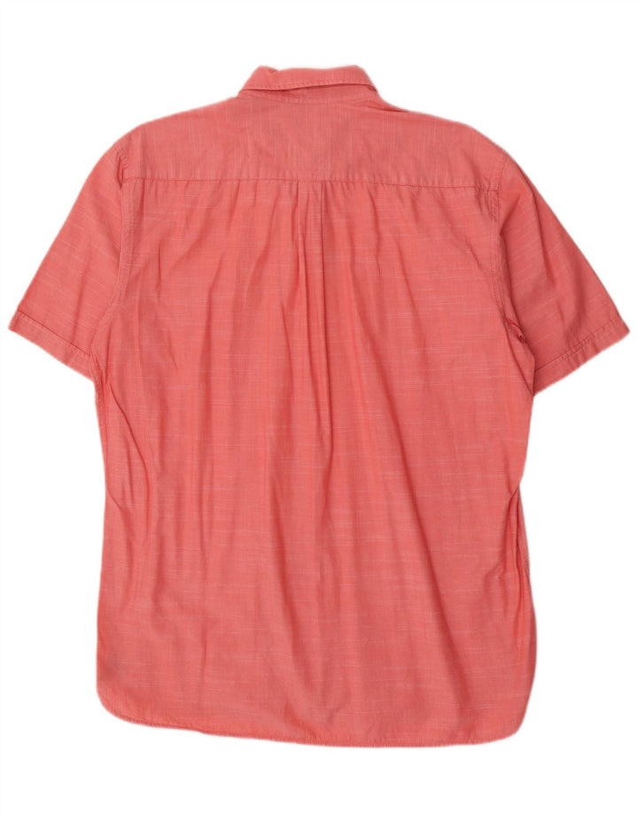 Bugatti Chemise à manches courtes pour homme Taille 41/42 Large Rose