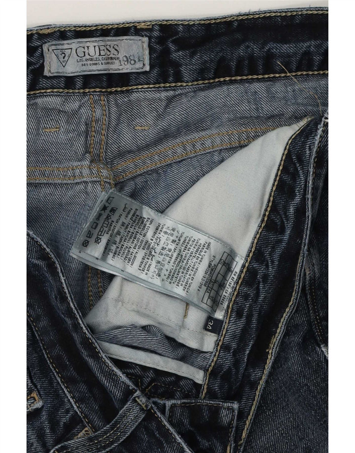 Guess Jean droit homme W34 L34 bleu coton