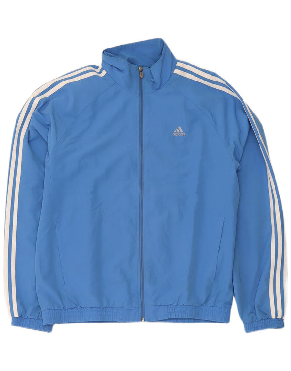 Adidas Veste de survêtement pour homme Bleu moyen Polyester Sports