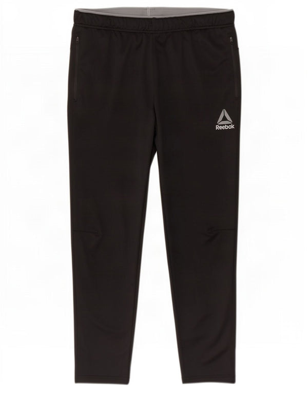 Reebok Pantalon de Survêtement Homme Large Noir Polyester