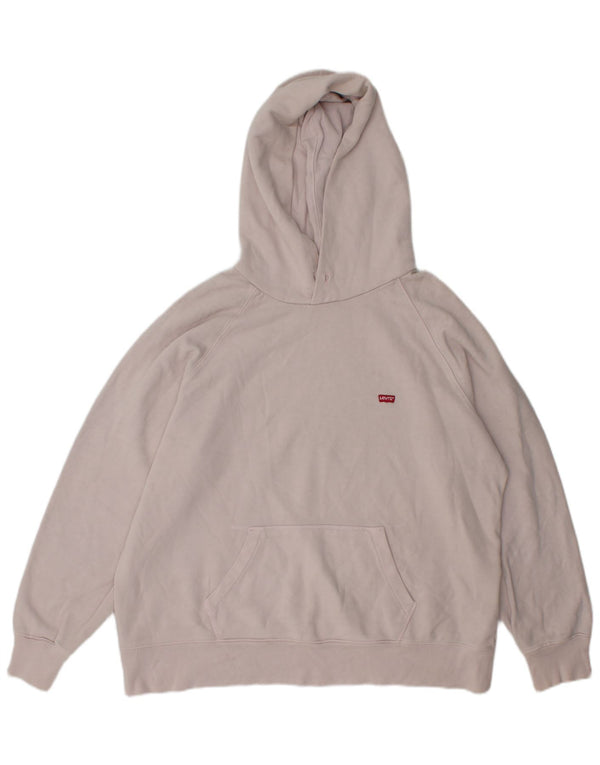 Levi's Pull à capuche pour femme UK 46 Large Rose Coton