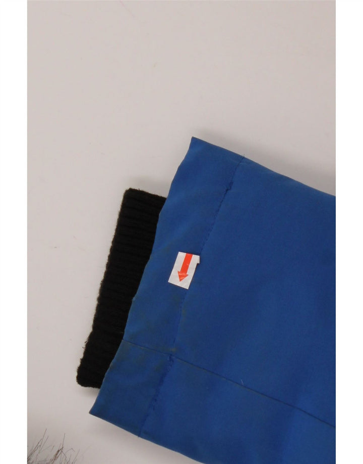 SUPERDRY Manteau matelassé à capuche graphique pour hommes UK 36 Small Blue Nylon