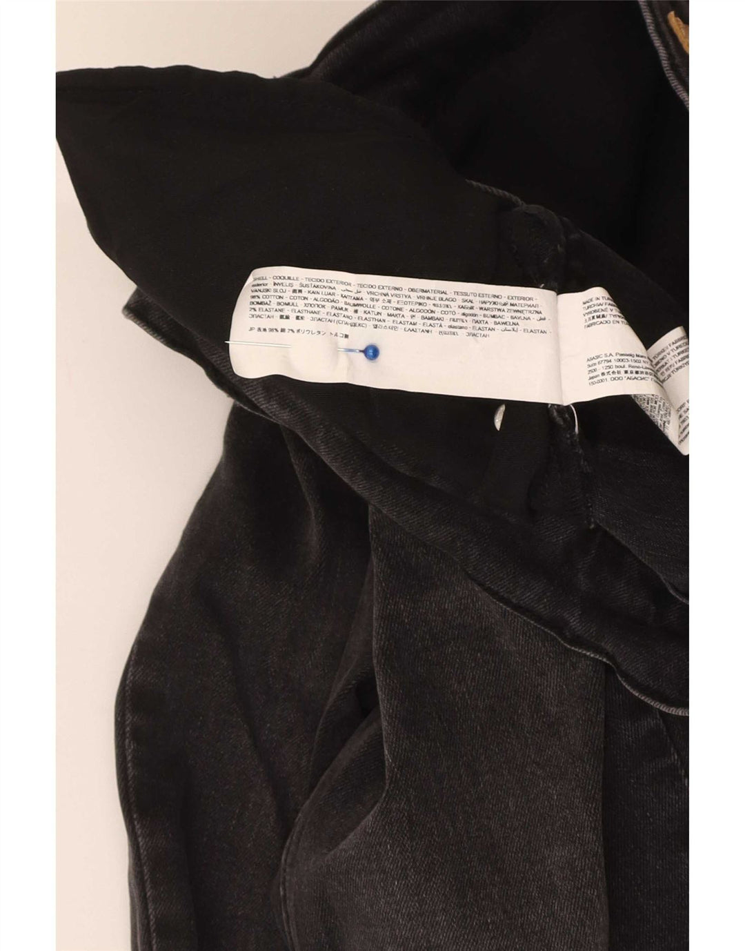 Desigual Jean évasé slim femme EU 36 Small W26 L33 coton noir