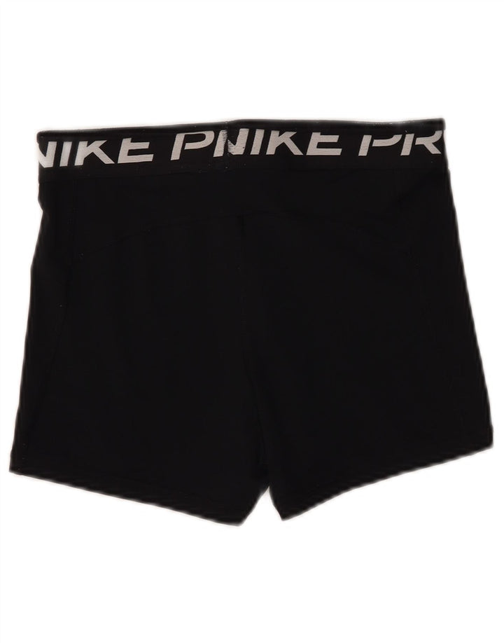 Nike Short de sport Dri Fit Graphic pour femme UK 12 Noir moyen Polyester