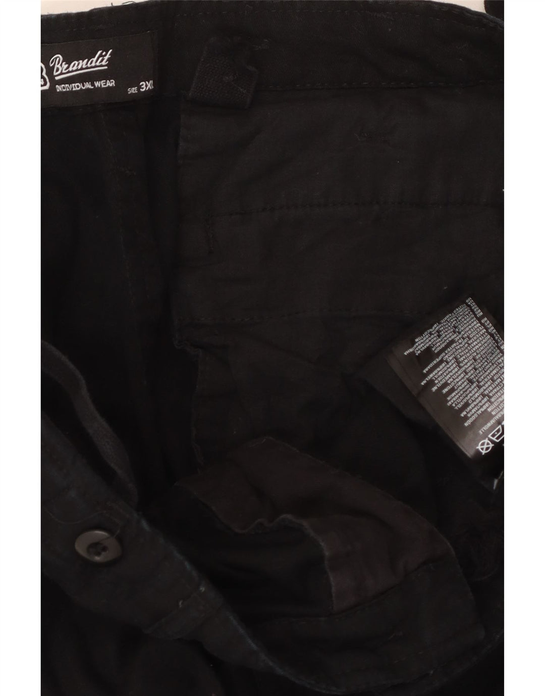 Brandit Pantalon Cargo Droit Homme 3XL W40 L32 Coton Noir