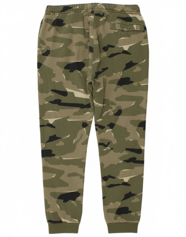 Nike Pantalon de survêtement pour homme en coton camouflage grand vert