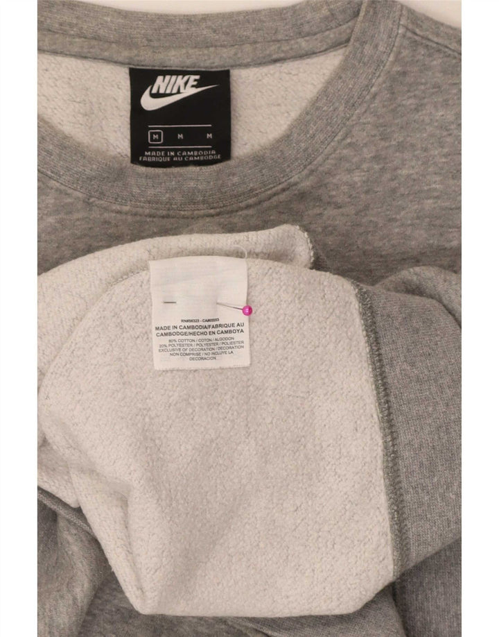 Nike Homme Graphic Regular Fit Sweat-shirt Gris Moyen Coton