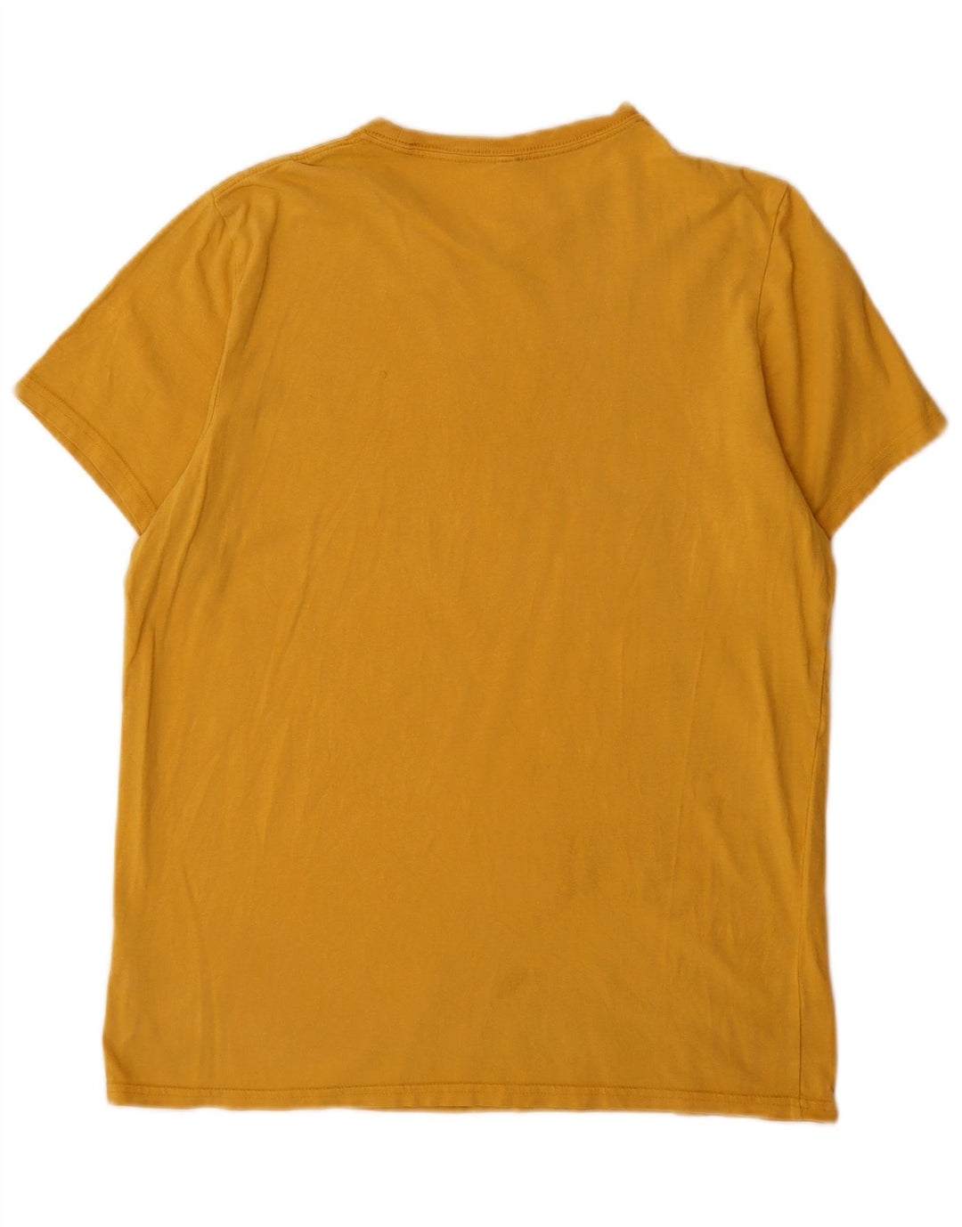 Jack Wills T-Shirt Coupe Classique Homme Jaune Moyen Coton