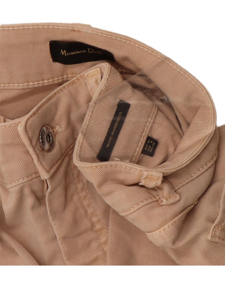 MASSIMO DUTTI Womens Skinny Cargo Trousers EU 40 Medium W30 L30 Beige Vintage Massimo Dutti and Second-Hand Massimo Dutti from Messina Hembry 