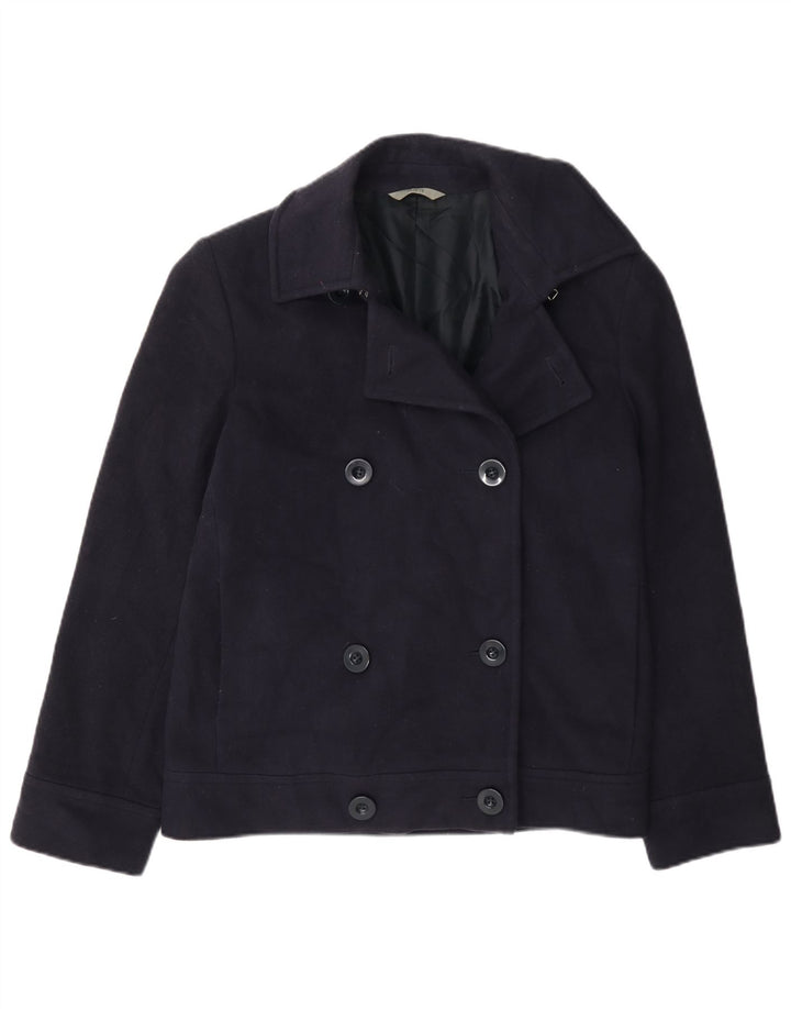 Marks & Spencer Caban pour femme UK 10 Petite laine bleu marine