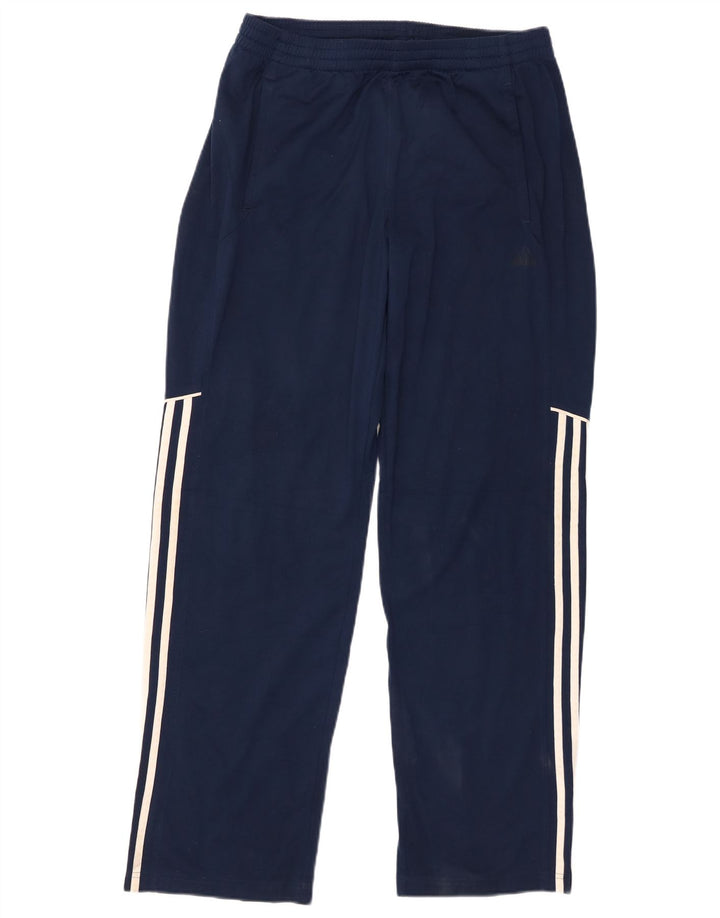 Adidas Pantalon de Survêtement Climalite Homme Bleu Marine Moyen Polyester