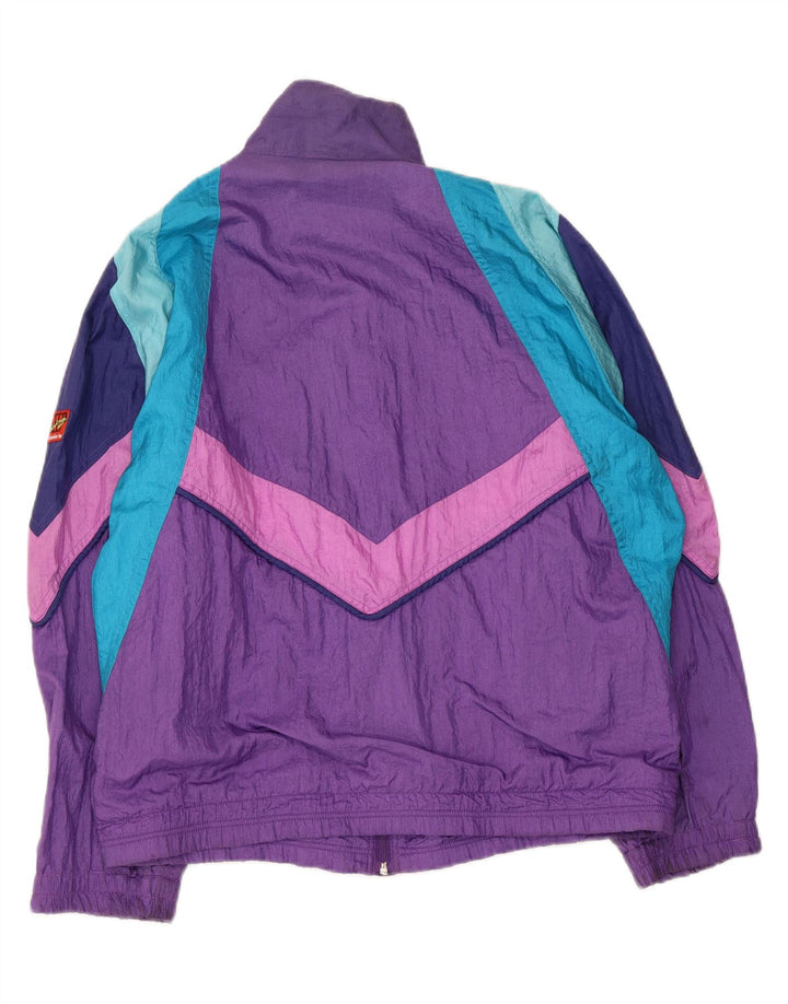 Diadora Veste de Survêtement Homme Violet Moyen Colourblock Polyamide