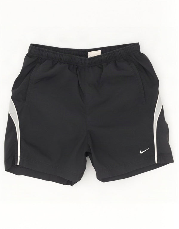 Nike Short de sport XL en nylon color block noir pour homme