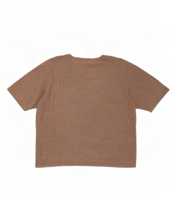Marks & Spencer Pull col bateau pour femme UK 22 3XL Beige