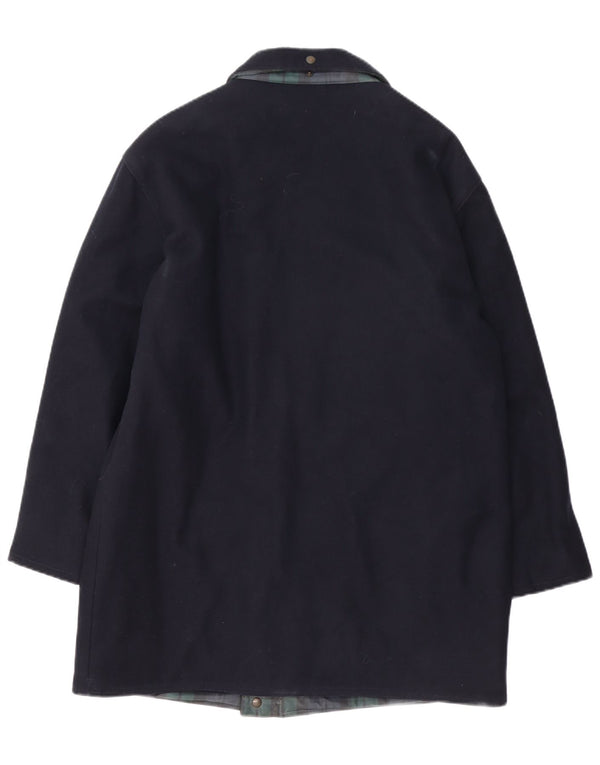 Navigare Manteau réversible pour homme UK 40 Large Bleu marine