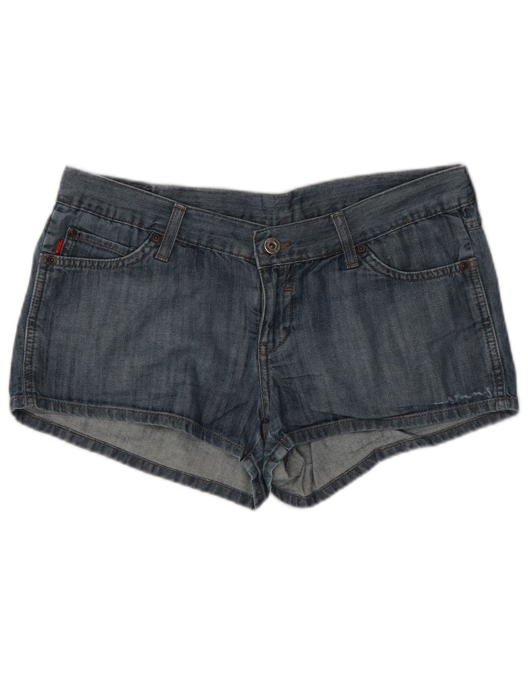 MUSTANG Short en Jean Femme W31 Coton Bleu Moyen