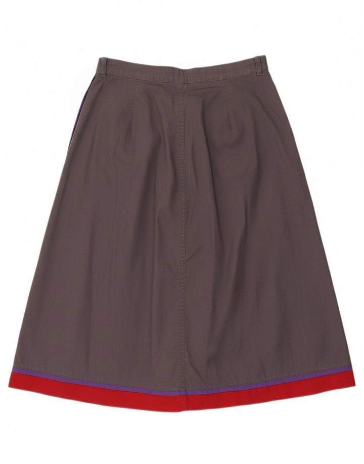 jupe évasée femme vintage EU 40 Medium W28 Grey Colourblock