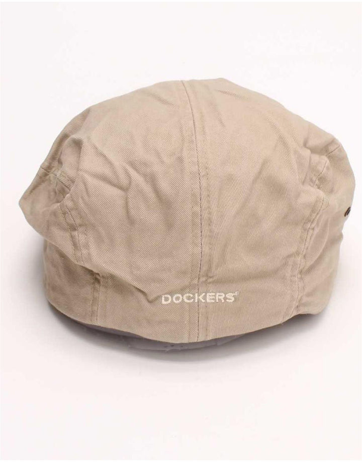 Dockers Casquette Plate Homme Beige Moyen Coton