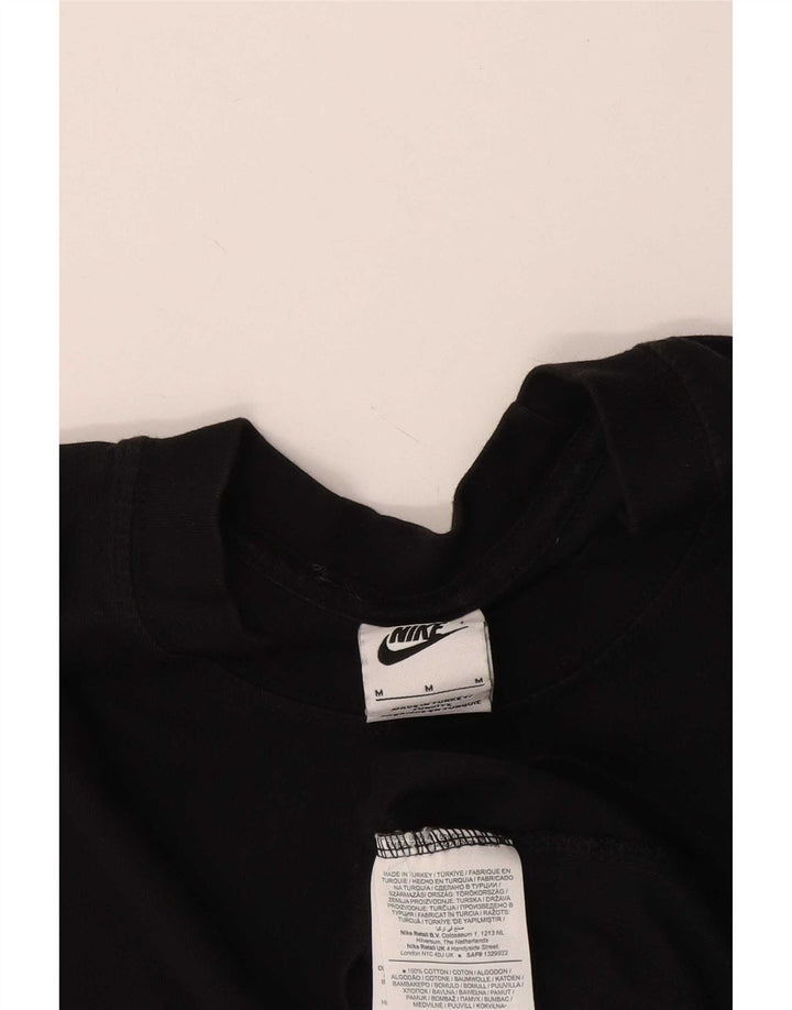 Nike T-shirt graphique pour homme en coton noir moyen