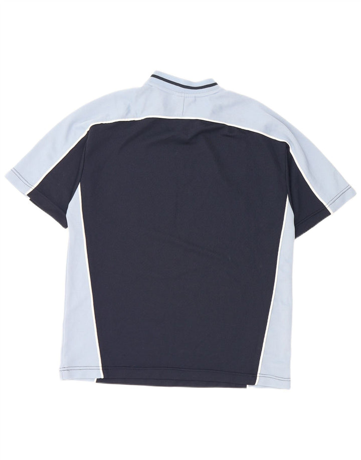 Umbro T-Shirt Homme Bleu Marine Moyen Colorblock Polyester