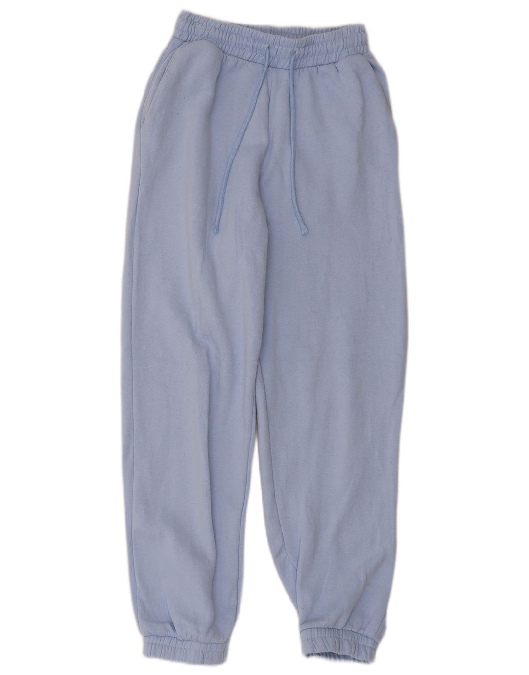 Pantalon de survêtement Zara Femme Joggers UK 8 Small Bleu Polyester