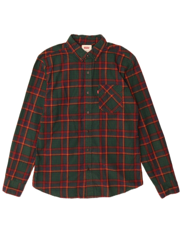 Levi's Chemise Homme Petit Carreau Vert Coton