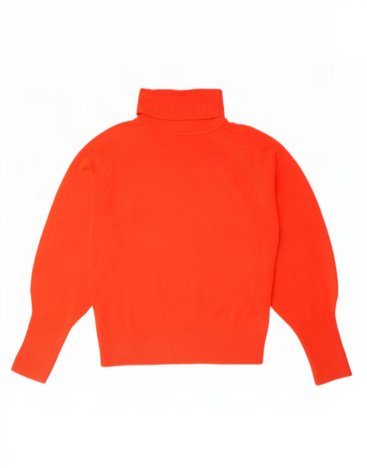 Marks & Spencer Pull col roulé pour femme UK 10 Petit Acrylique Rouge
