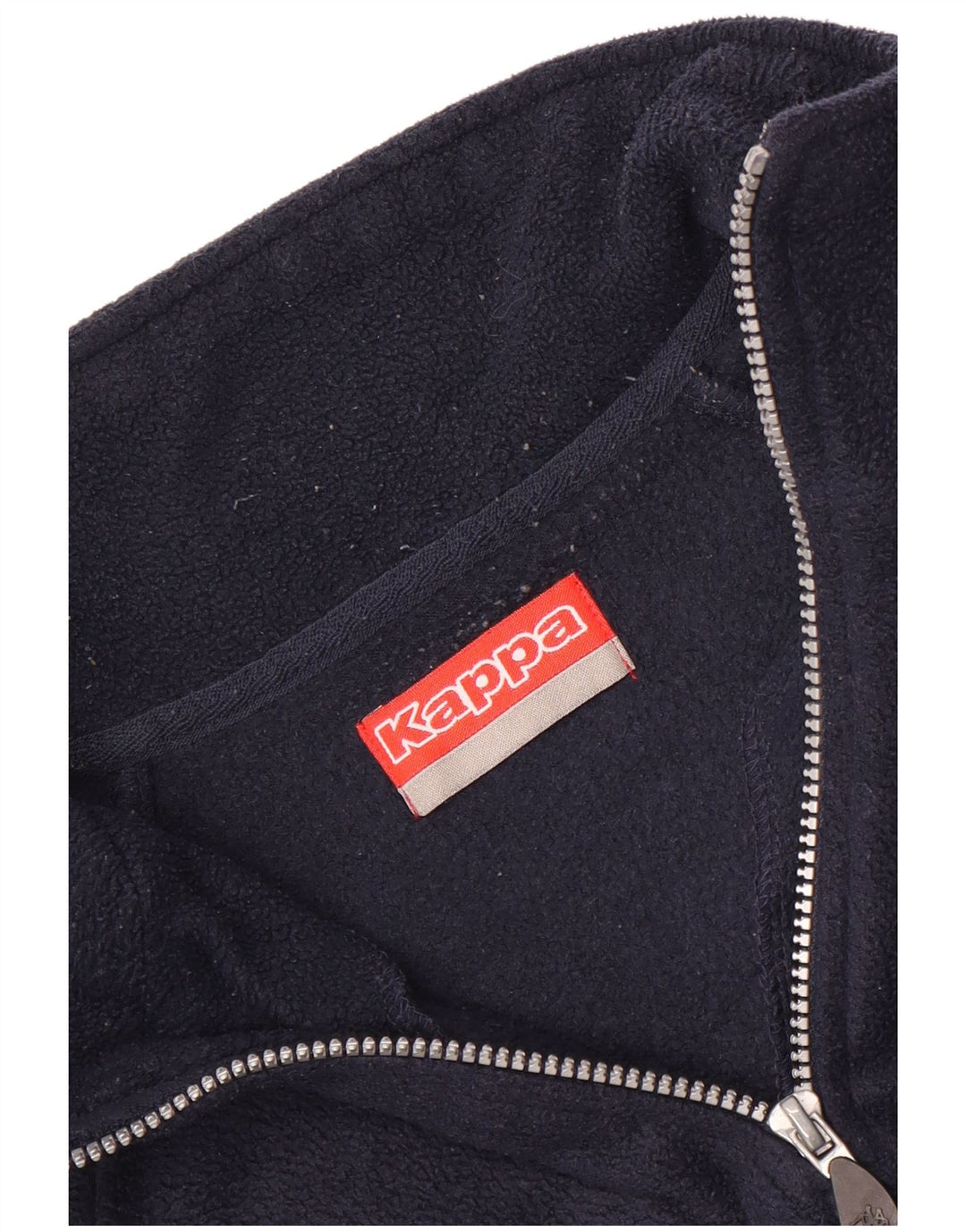 Kappa Pull Polaire à Col Zippé Homme Bleu Marine Moyen
