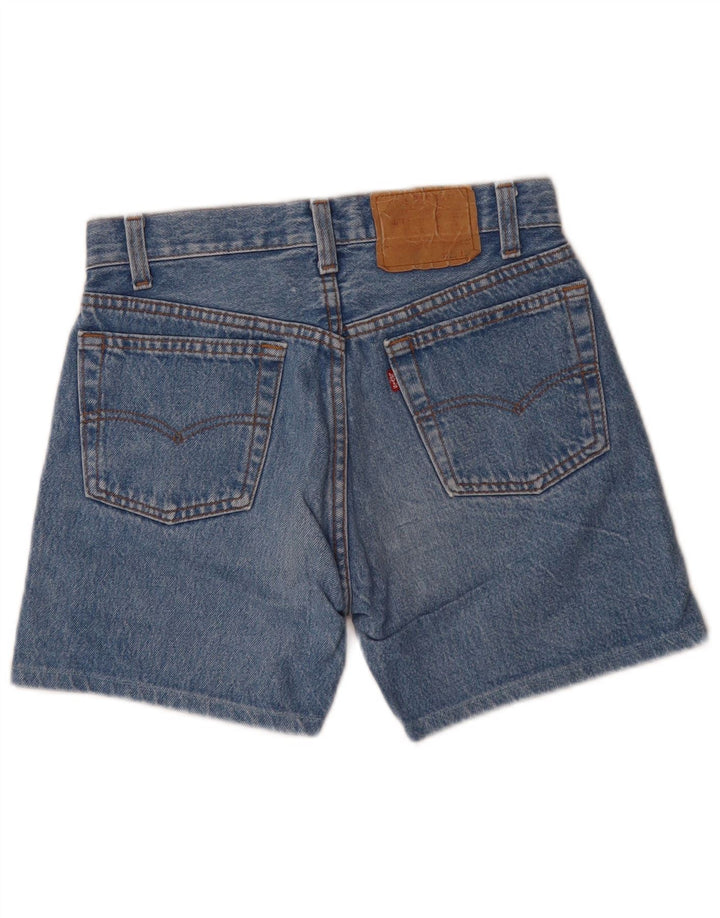 Levi's Short en Jean 501 Femme W28 Bleu Moyen