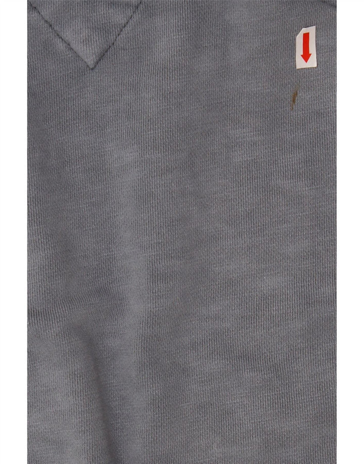 TOMMY HILFIGER Pull à Capuche Graphique Homme XL Bleu Coton