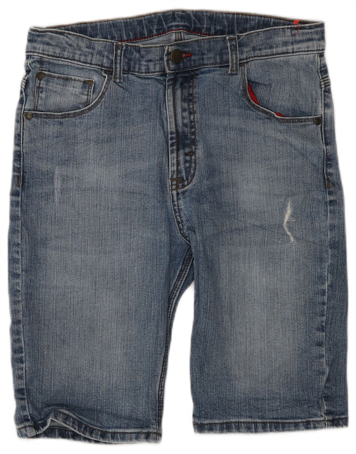 Wrangler Short En Jean Femme W30 Bleu Moyen