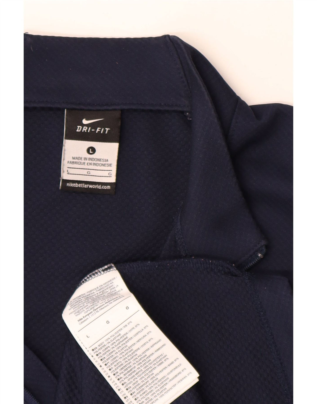 NIKE Hommes RB Leipzig Pull Survêtement Haut Large Bleu Marine Colorblock