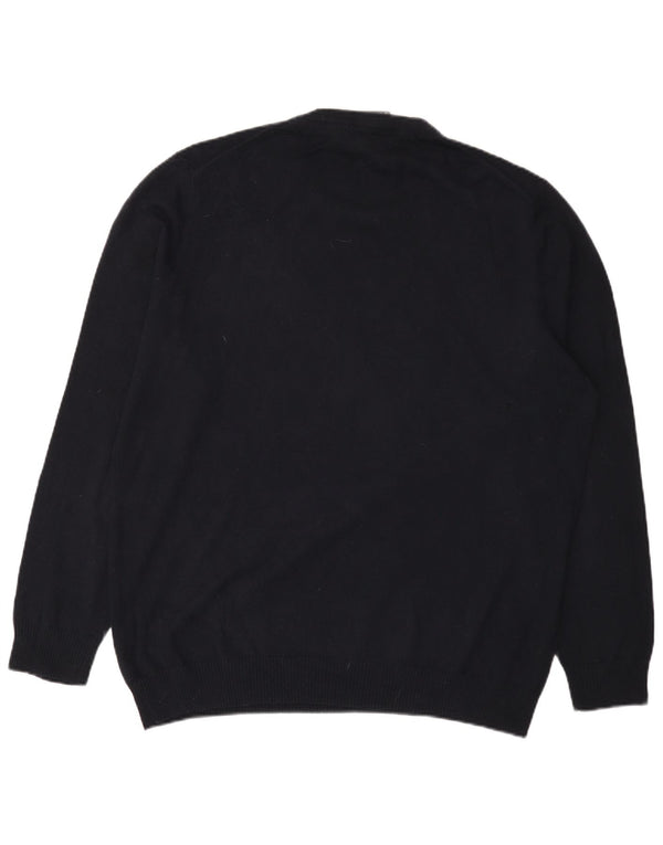 Lyle & Scott Pull à col rond pour homme 2XL Bleu marine